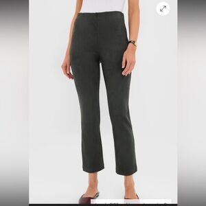 Tuckernuck  deep Olive ashford Pants pull-on  small party suede bold statement